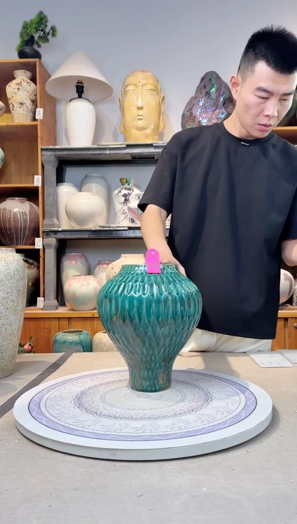 瓶孤品 手工 精品陶瓷花瓶  a258