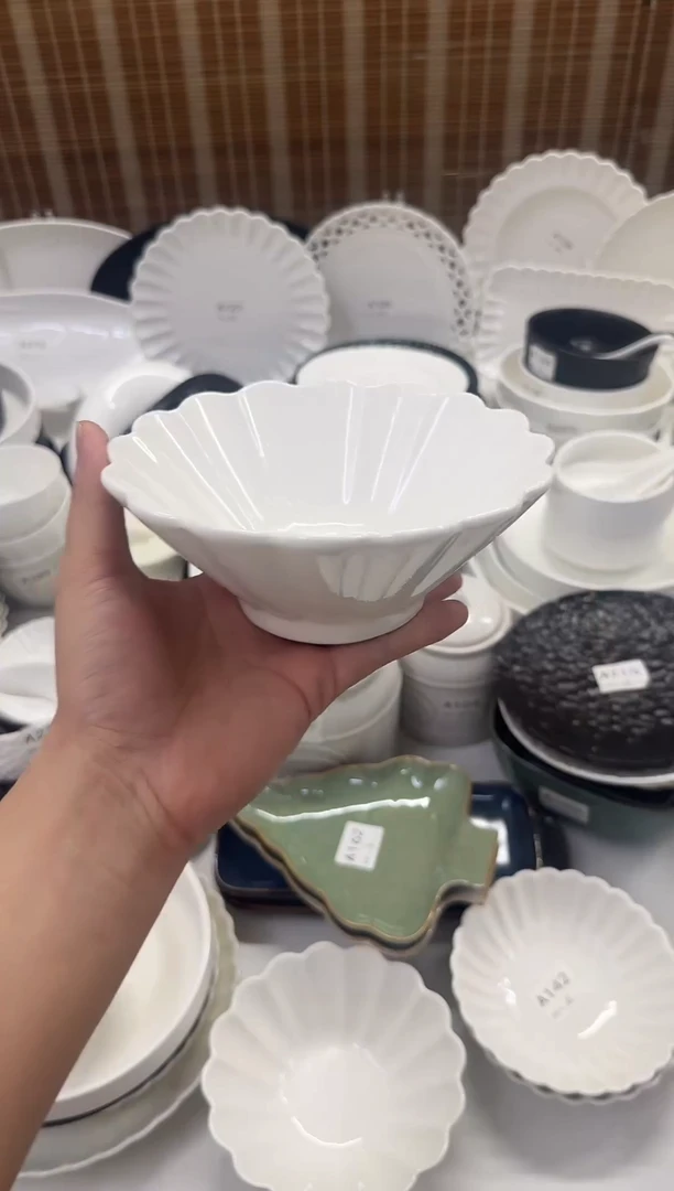 瓷【2个装9.9】6.5寸雪花碗
