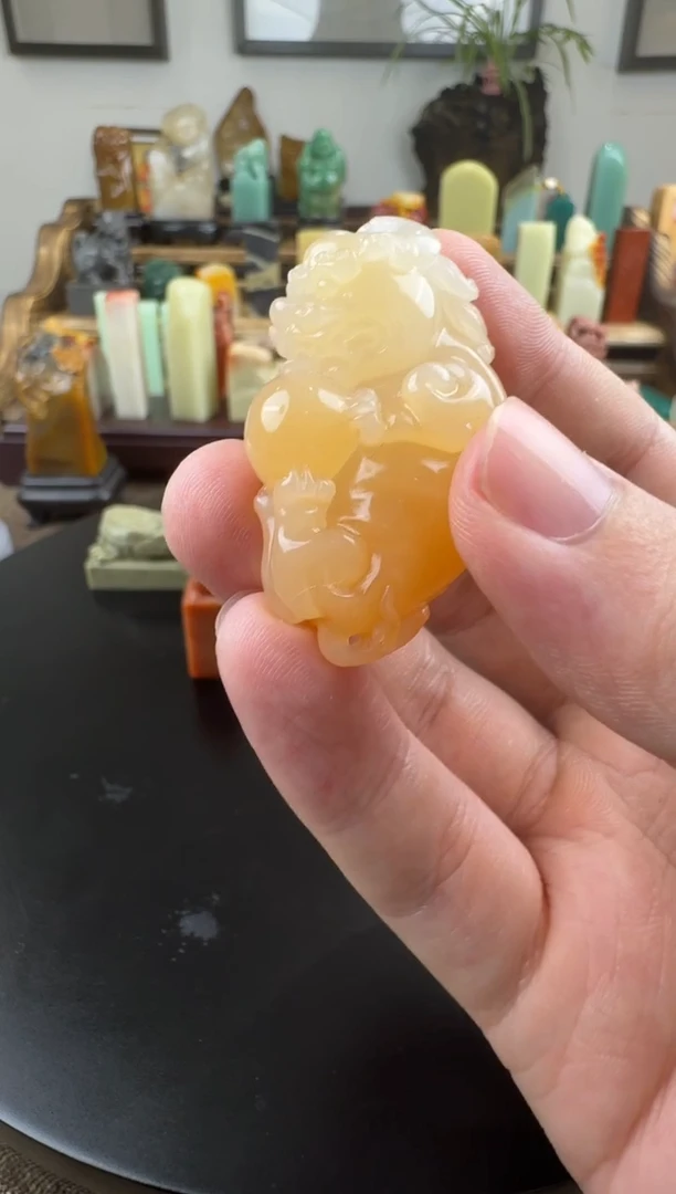 老挝石印石端**渊编号编号A519