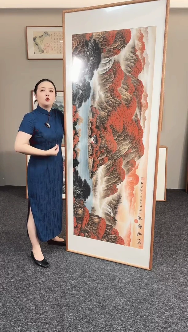 国画鸿运当头210*80刘海斌老师