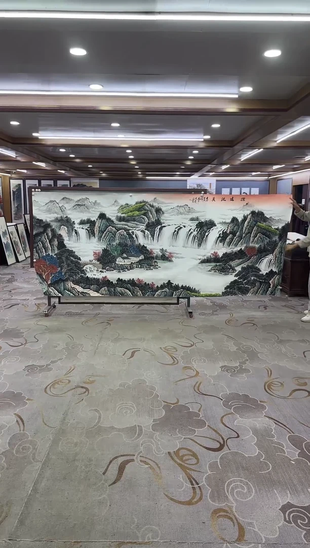 绘画Y-邵明义-大丈二-山水画