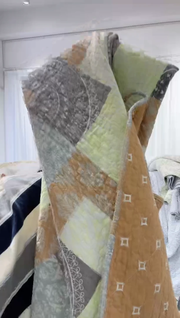 棉220*230纯棉床盖46号微瑕