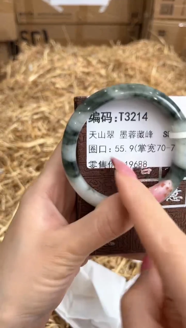 未镶嵌手镯石英质玉T3214