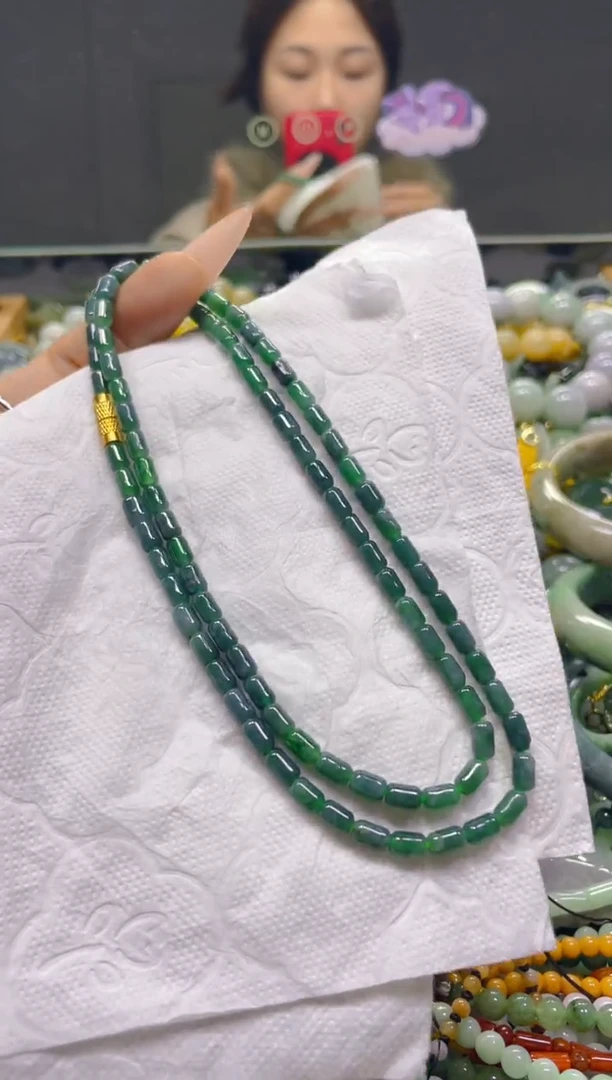 颈饰未镶嵌翡翠4MM