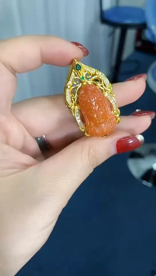 【闪购商品】翡翠颈饰18K金镶嵌00000037