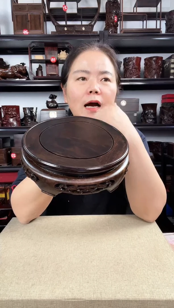 木老李红木工艺品18细花