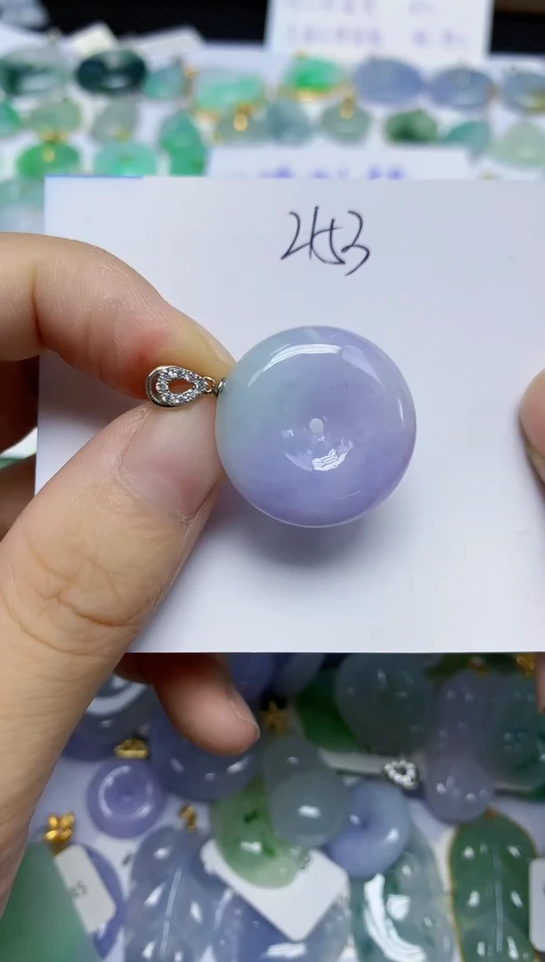 翡翠未镶嵌颈饰天然缅甸翡翠A货