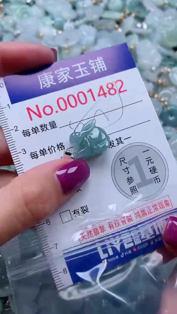 颈饰未镶嵌翡翠1482