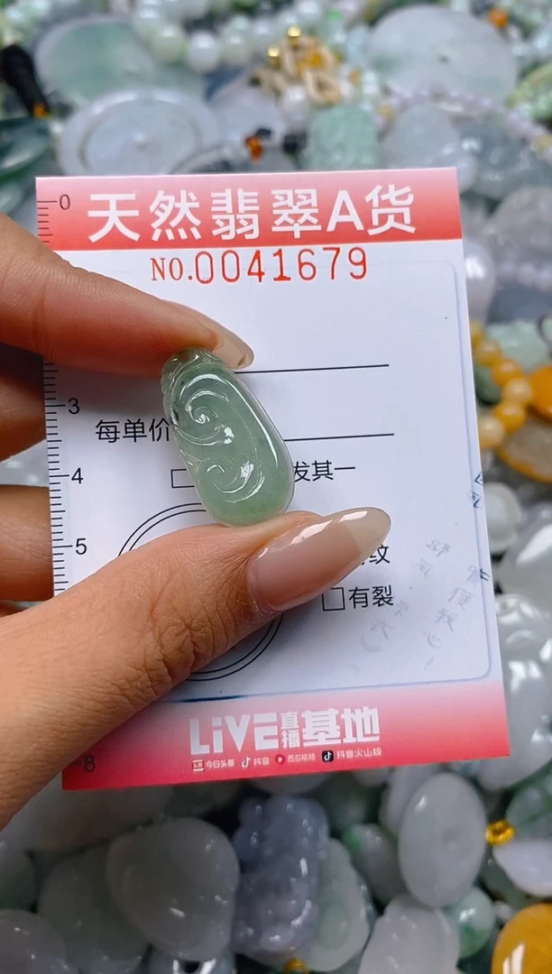 翡翠未镶嵌颈饰闪购0041679