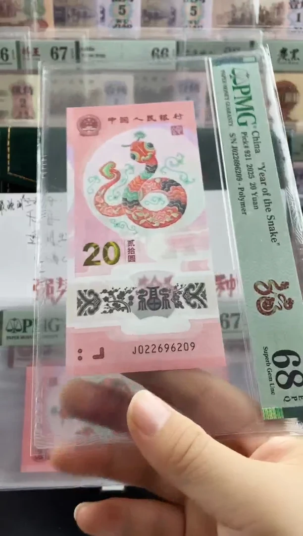 塑料蛇钞龙珠号68分  数4
