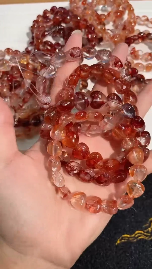 未镶嵌手链水晶1号胶花爱心单圈