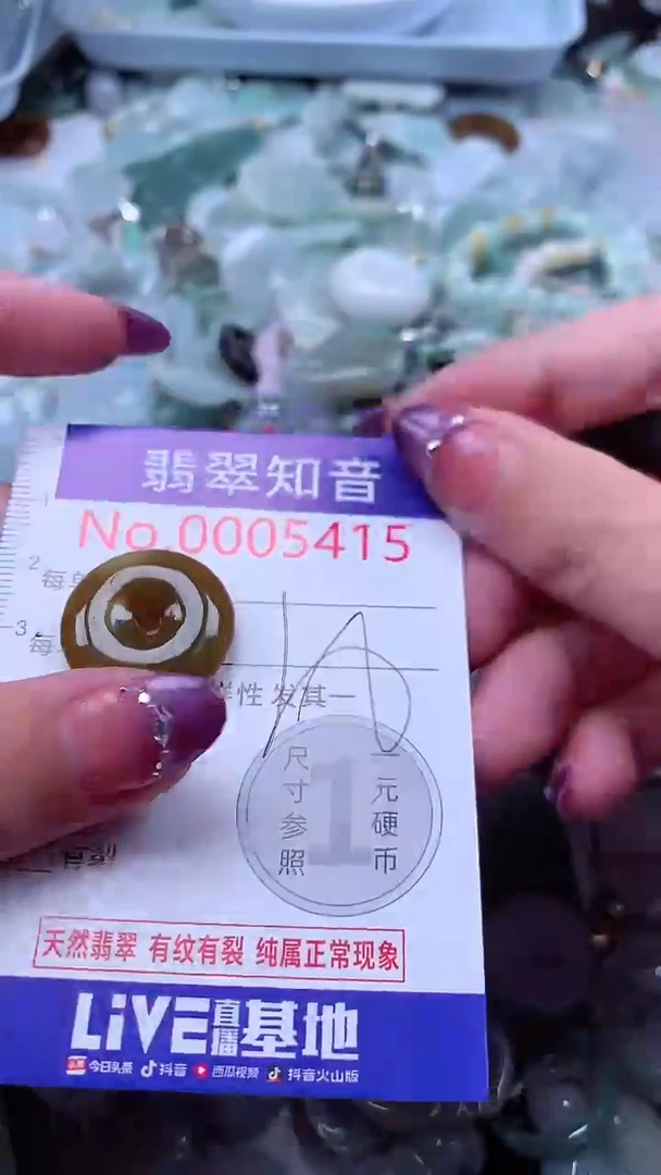 翡翠未镶嵌吊坠(不含链)5415