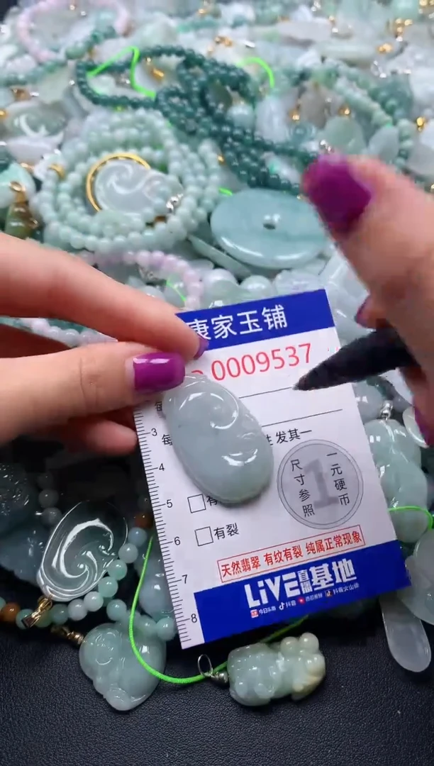 颈饰未镶嵌翡翠9537