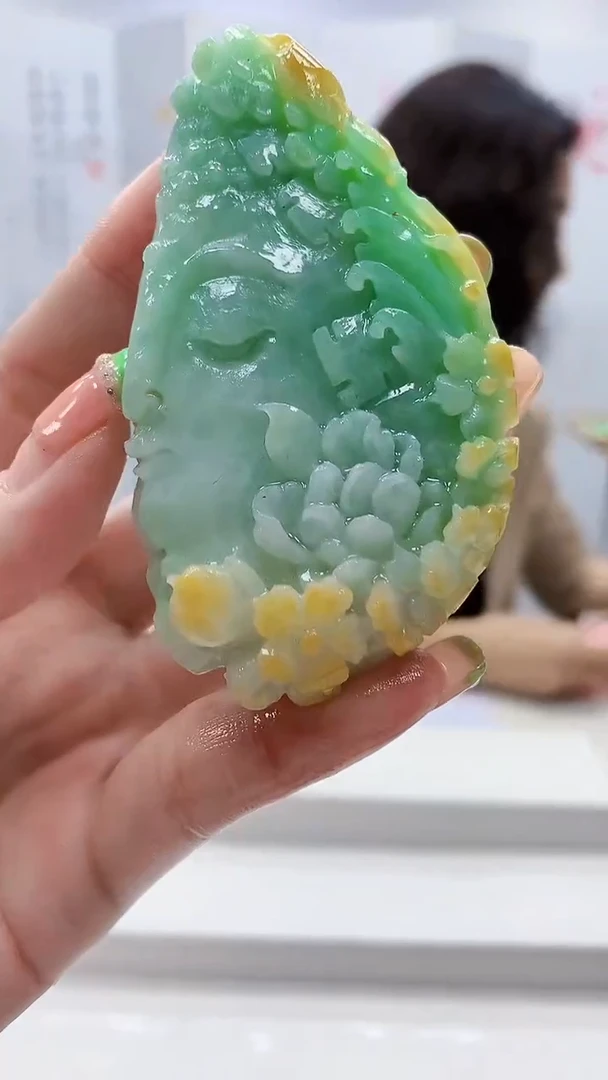 未镶嵌定制翡翠4829ry-毛货挂件99