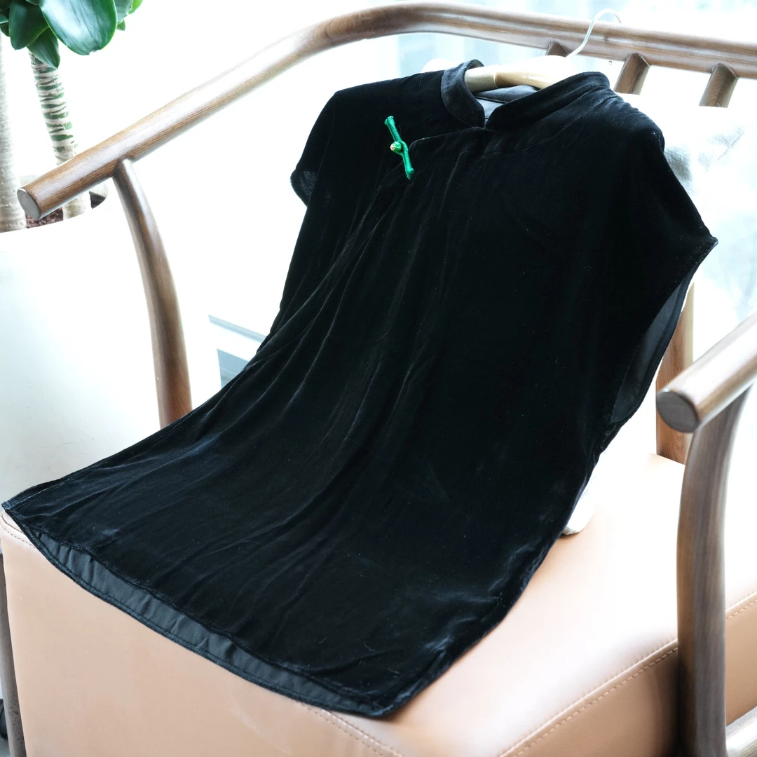 『墨然』新中式满分桑蚕丝国风上衣DHSC5659