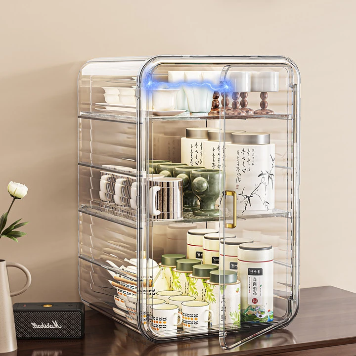 防尘杯架置物架杯子水杯茶杯架子茶具咖啡马克杯放杯子神器收纳盒