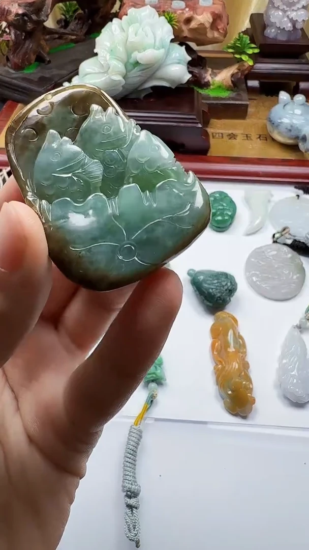 吊坠(不含链)未镶嵌翡翠1