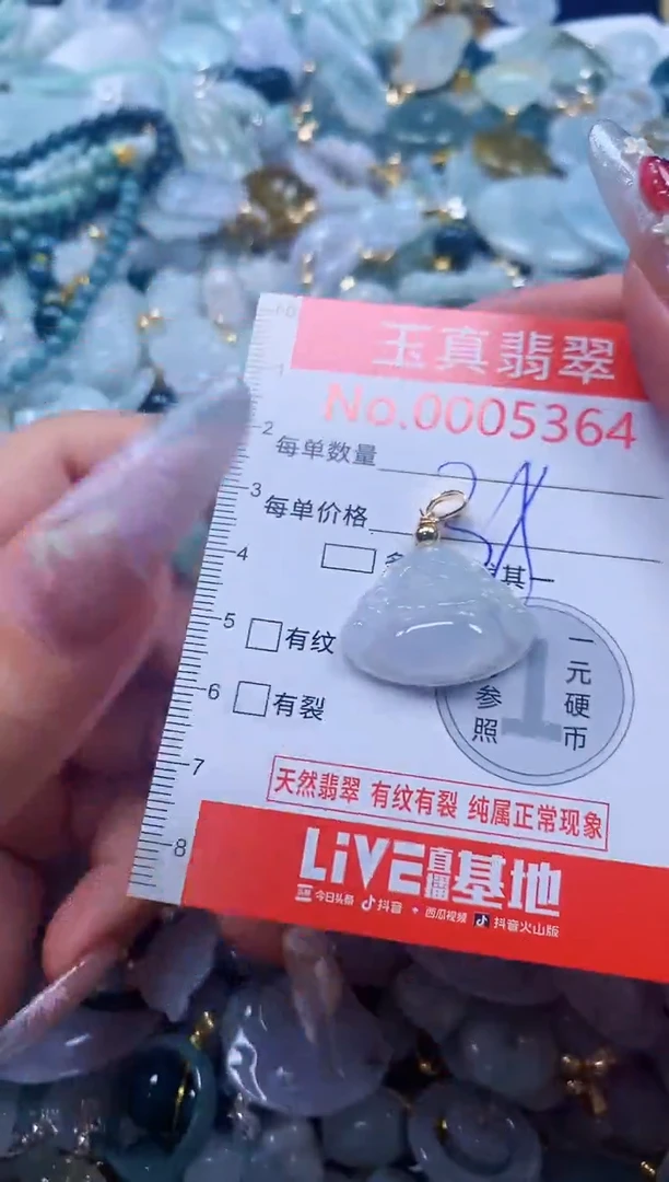 翡翠未镶嵌吊坠(不含链)5364