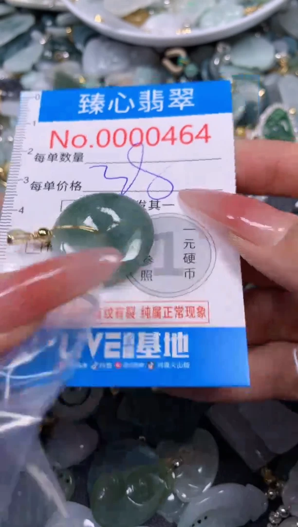 【闪购商品】翡翠颈饰未镶嵌含绳000464