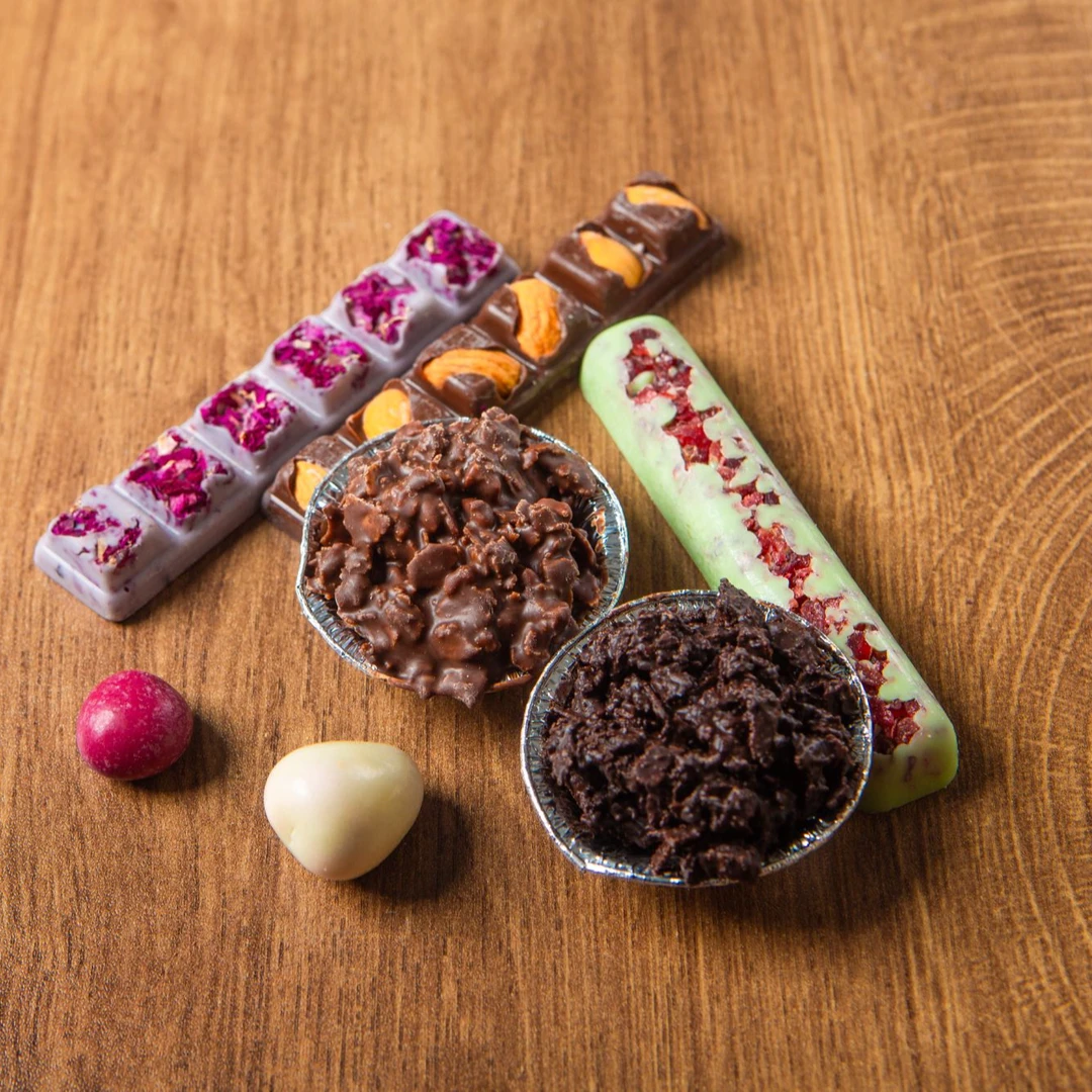 【混装巧克力豆】纯手工制作进口纯可可脂健康营养即食巧克力