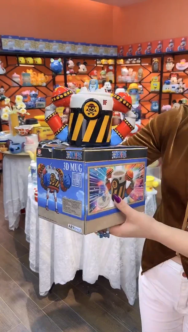 瓷片@@海贼王弗兰奇陶瓷杯(礼盒)