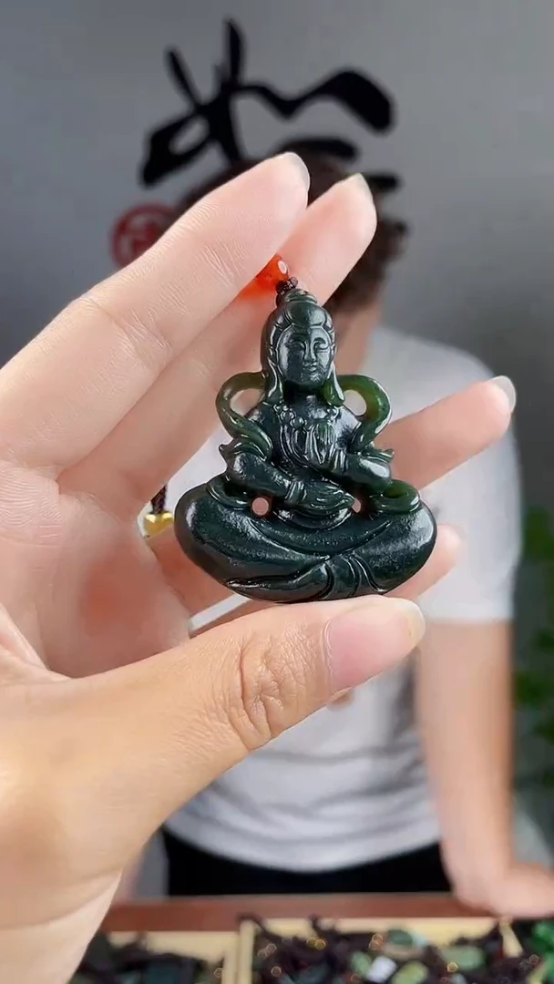 和田玉未镶嵌颈饰拍一发一，多样性发货