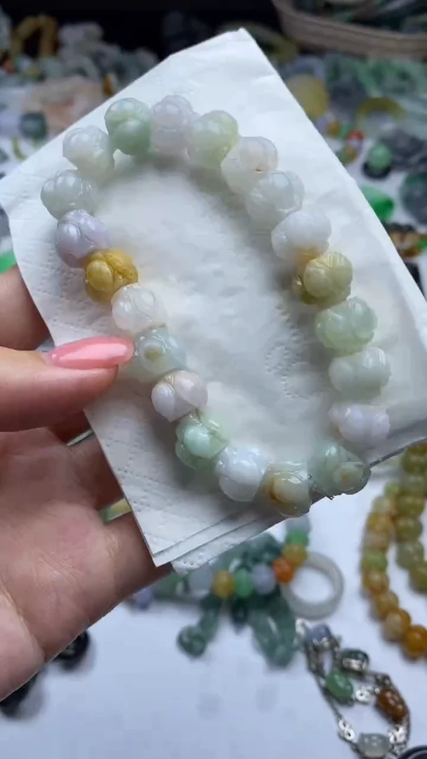 定制翡翠未镶嵌毛货定制不退不换