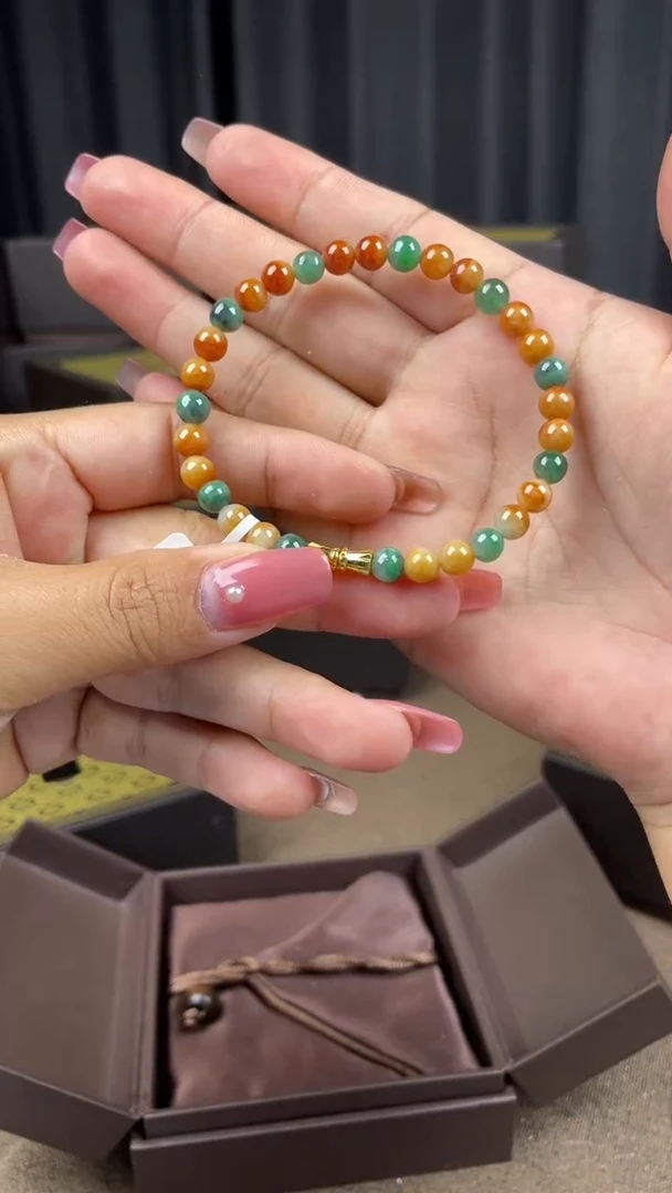 未镶嵌手链翡翠手串