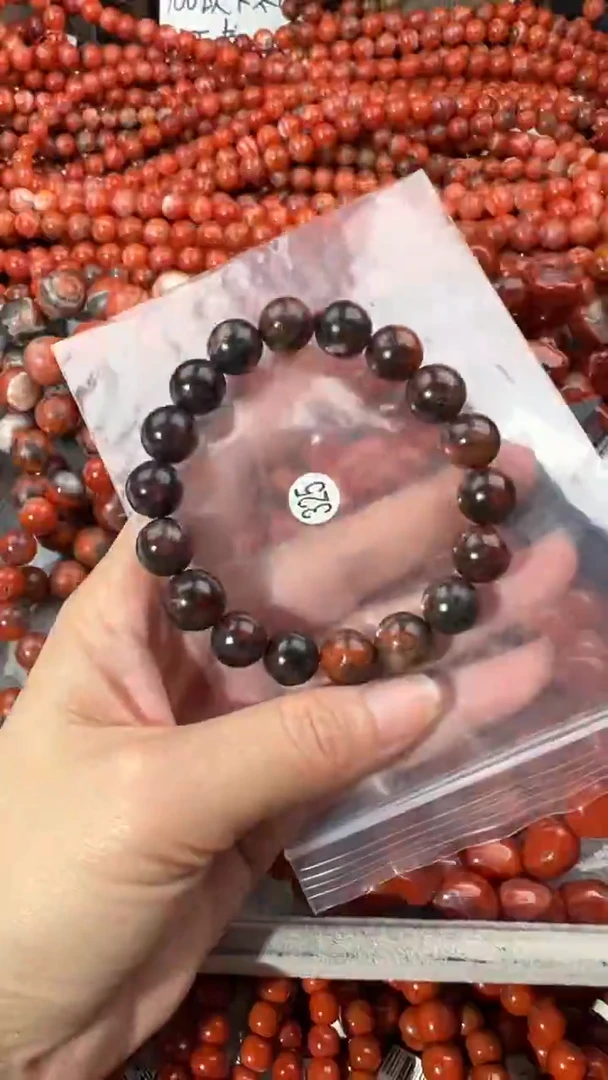 南红玛瑙手串未镶嵌10+