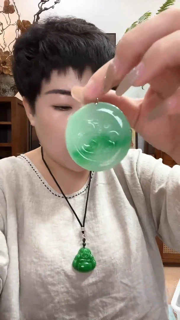 吊坠(赠链)合金翡翠197