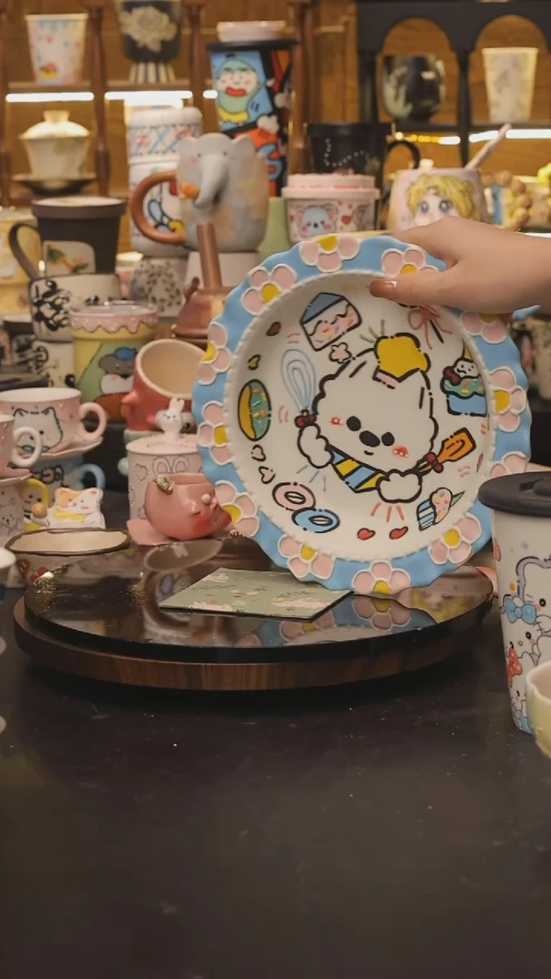 景德镇釉下彩绘设计师款式陶瓷