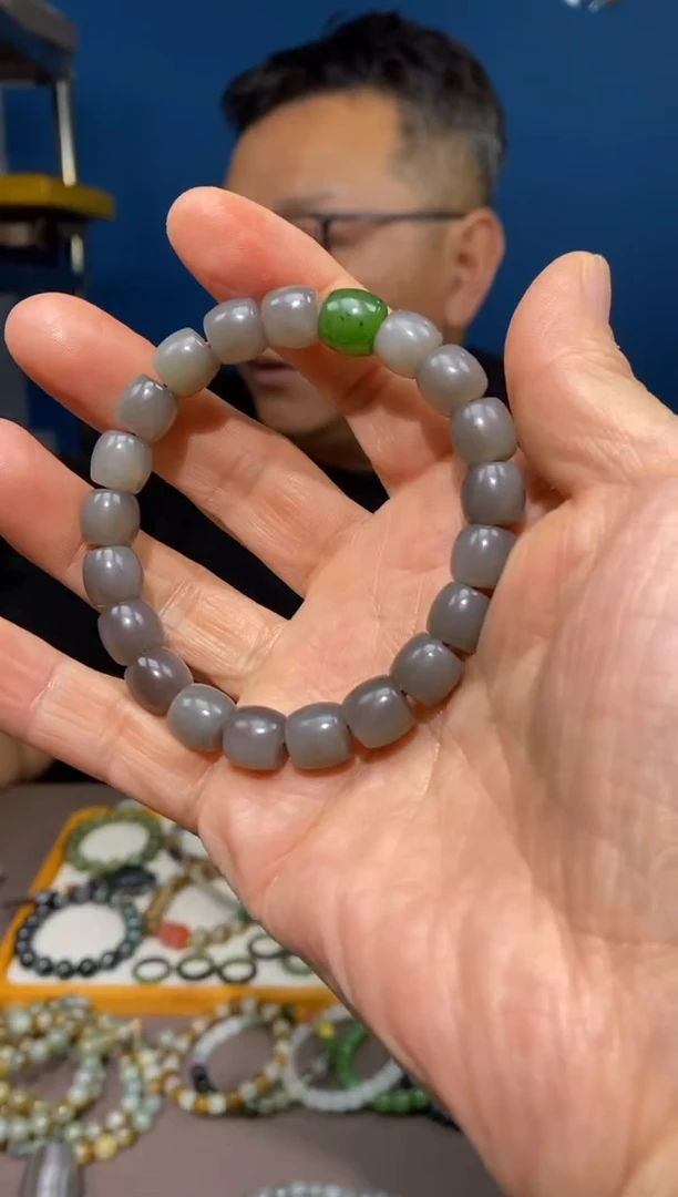 手链未镶嵌和田玉颜色多样性发货拍一发一