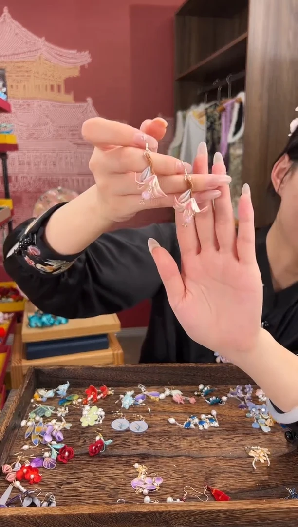 【闪购商品】刺绣苏绣世家非遗手工（耳环）