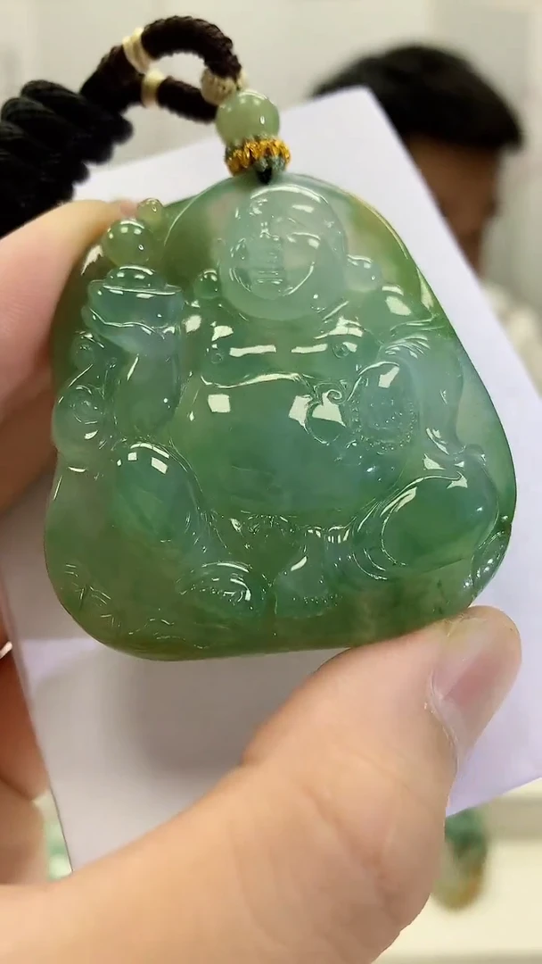 定制翡翠未镶嵌雨***…5028bb-毛货挂件