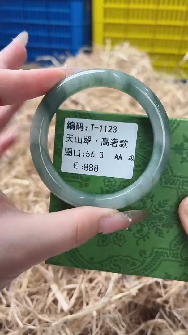 未镶嵌手镯石英质玉T-1123