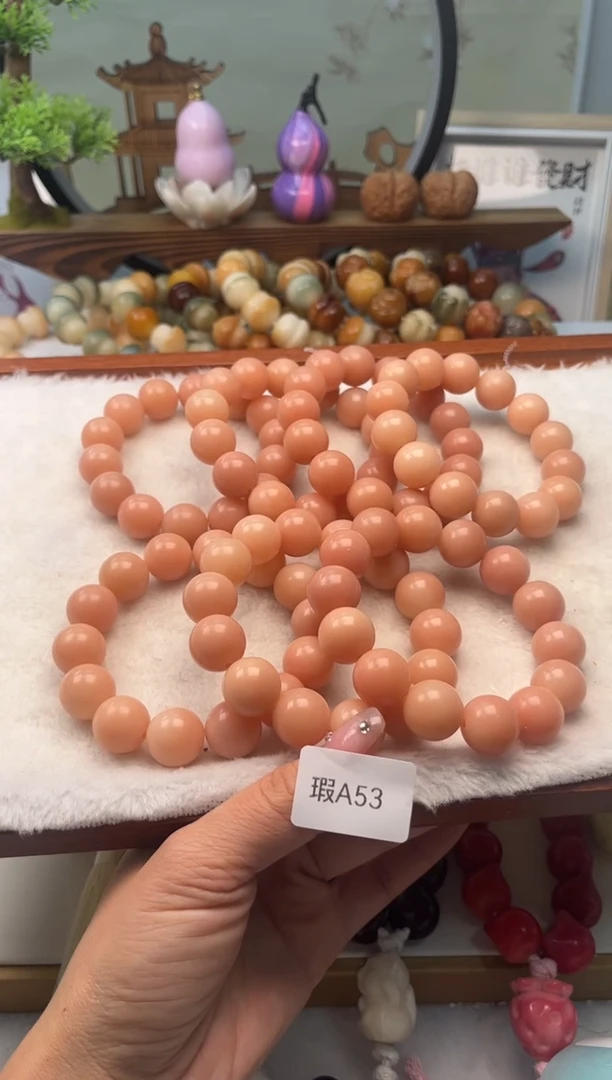 【闪购商品】菩提根/象牙果手串15mm瑕圆珠随机一串不挑a53