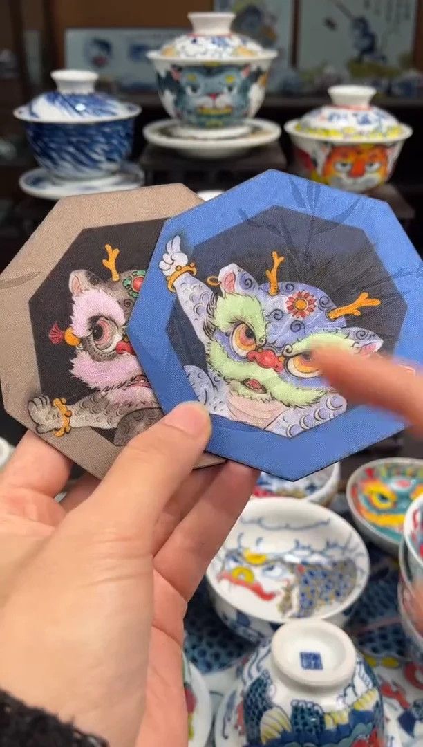 拙明院（宠粉价格）一对杯垫