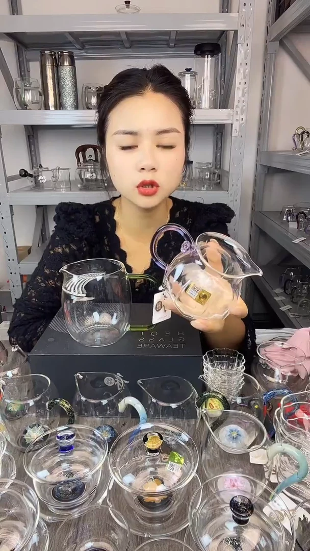 禾器 莲君浅紫色 孤品
