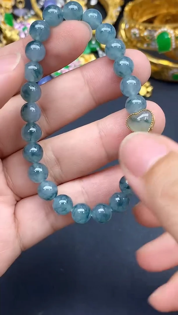 未镶嵌手链翡翠405-春日珠宝