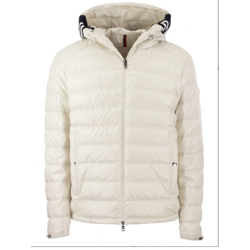 未使用 MONCLER 微标长袖羽绒服 白色/2/3