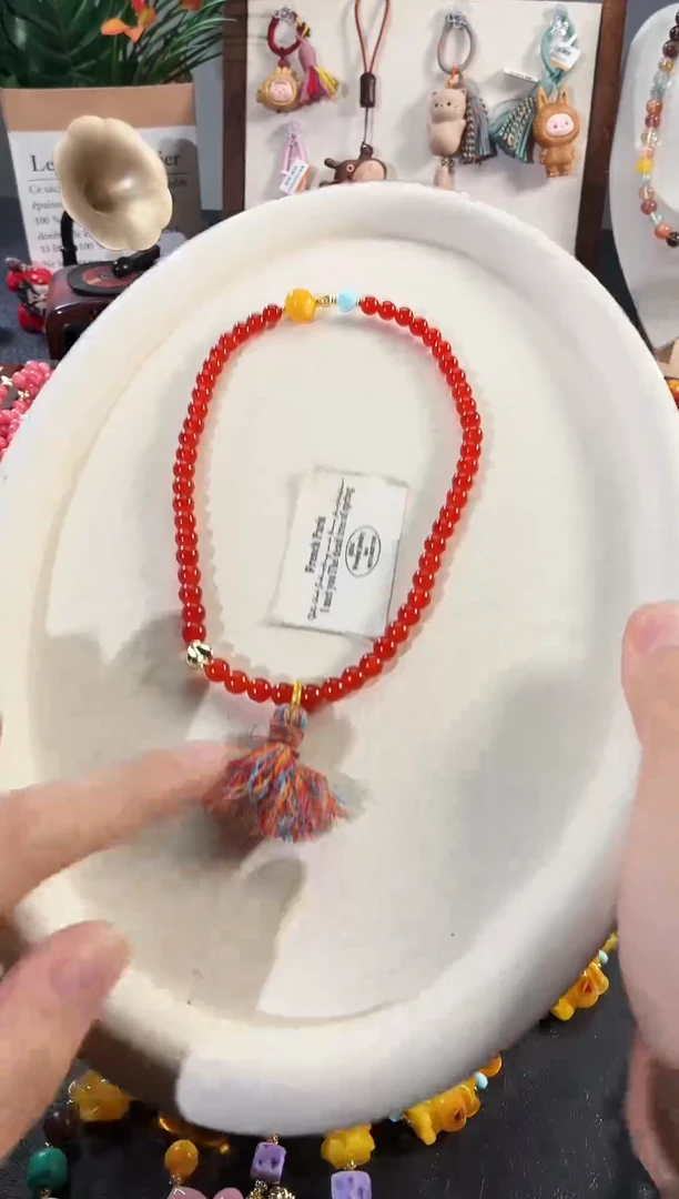 未镶嵌手链玛瑙/玉髓有吊坠