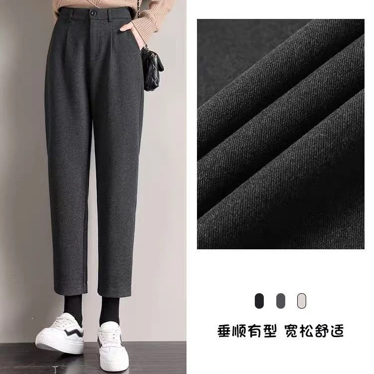 【静姐宠粉】品牌撤柜新款冬季加厚显瘦西装裤K17