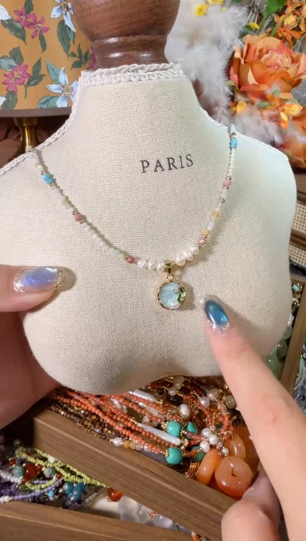 毛衣链未镶嵌淡水珍珠017