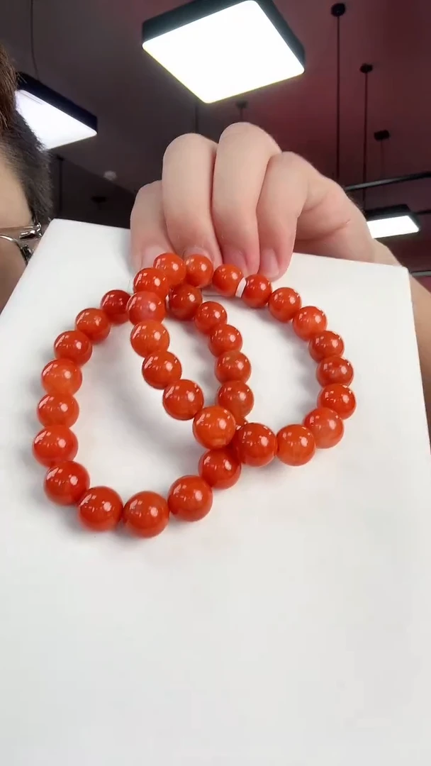 南红玛瑙保山手串11+未镶嵌（多样式发其一）