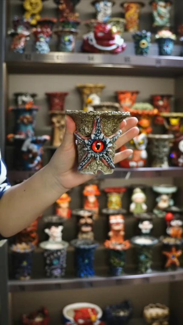 【闪购商品】陶泰国进口手工花盆个性创意花盆