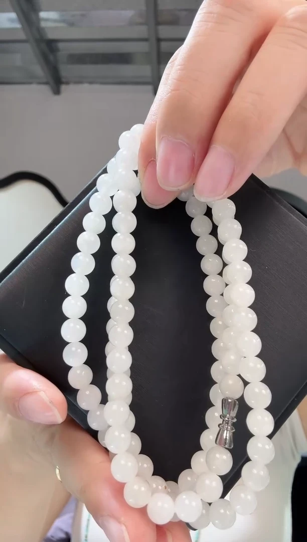 项链未镶嵌和田玉优1066 约6mm