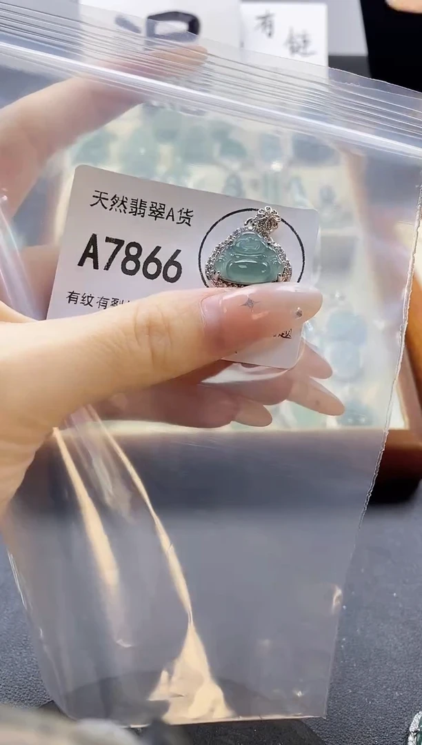 吊坠(赠链)未镶嵌翡翠天然翡翠A货