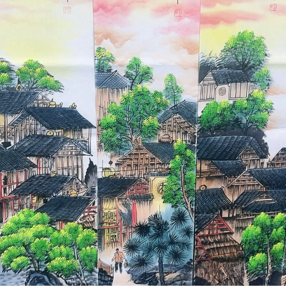 【树新】精品四条屏装饰画通用链接