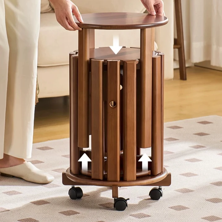 【快哉叠叠乐】楠竹可叠放圆凳家用客厅餐桌凳茶几边几凳矮凳备用