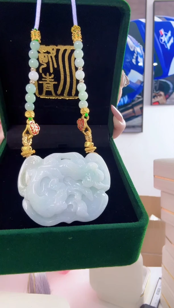 翡翠未镶嵌颈饰【895】抖音质检仓鉴真！顺丰发货售后有运费！